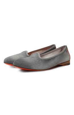 Santoni: Серые лоферы 