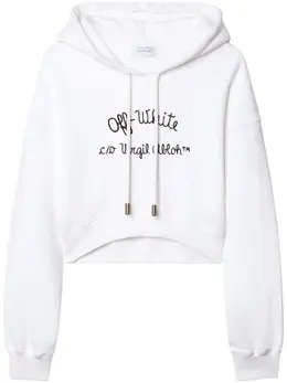 Off-White: Белая толстовка 