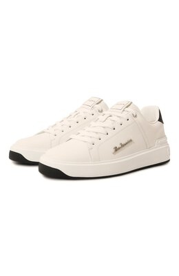 Balmain: Белые кеды  B-Court