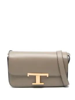 Tod's: Сумка через плечо  T Timeless цвета хаки
