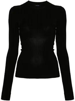 Mugler: Трикотажный топ 