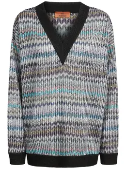 Missoni: Свитер с v-образным вырезом 