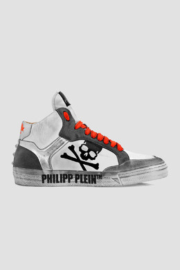 Philipp Plein: Тёмные кроссовки 