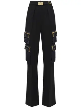 Elisabetta Franchi: Прямые брюки 
