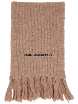 Karl Lagerfeld: Бежевый шарф  Essential
