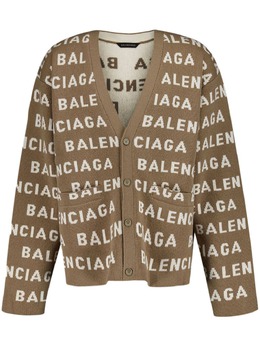 Balenciaga: Кардиган с v-образным вырезом 