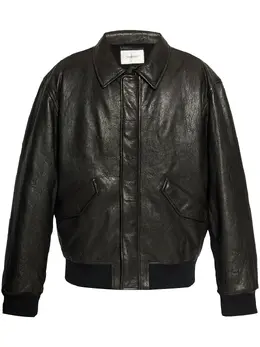 Saint Laurent: Кожаная куртка 