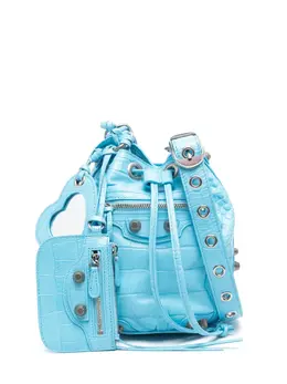 Balenciaga: Голубая сумка  Le Cagole