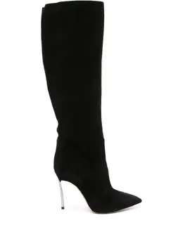 Casadei: Чёрные ботинки  Blade
