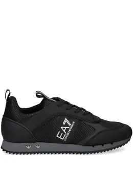Ea7 Emporio Armani: Чёрные кроссовки 