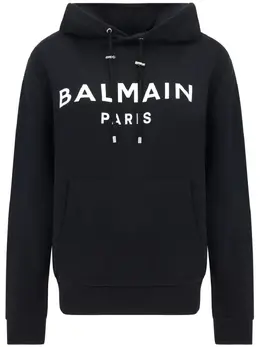 Balmain: Толстовка с принтом 