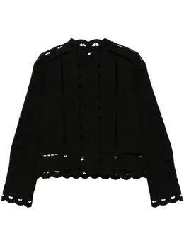 ISABEL MARANT: Чёрный топ 