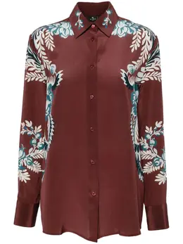 ETRO: Рубашка с растительным принтом 