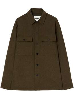Jil Sander: Рубашка из фланели 