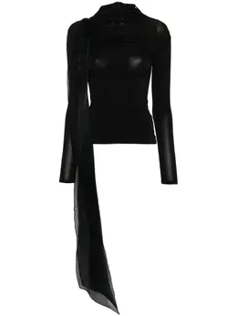 Atu Body Couture: Блуза с бантом 