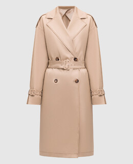 Max Mara: Бежевый плащ 