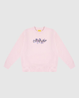Off-White: Розовый свитшот  Bookish