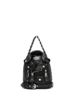 Moschino: Чёрный рюкзак  Biker
