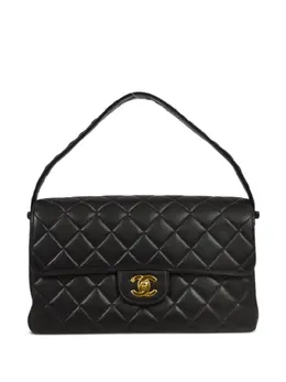 CHANEL Pre-Owned: Чёрная сумка 