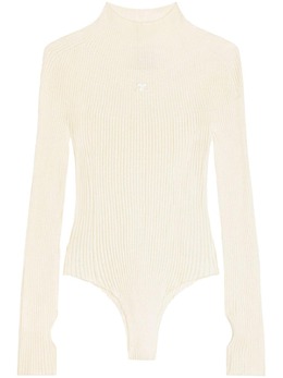 Courrèges: Белый боди 