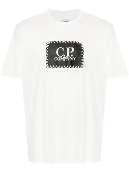 C.P. Company: Белая футболка 