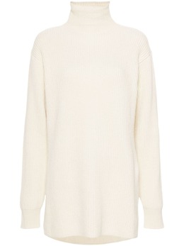 Jil Sander: Белый свитер 