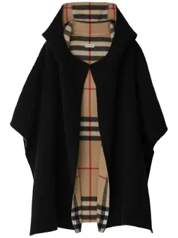 Burberry: Плащ с капюшоном 