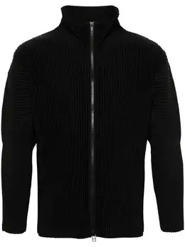 Homme Plissé Issey Miyake: Чёрная куртка 