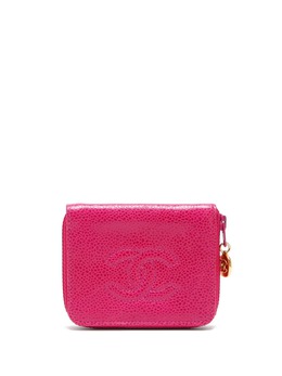 CHANEL Pre-Owned: Розовый кошелёк 