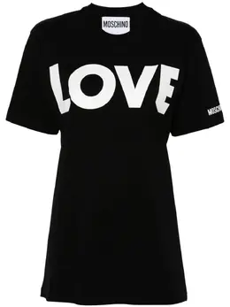 Moschino: Футболка с принтом 