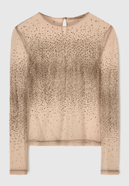 ERMANNO SCERVINO: Бежевый топ 