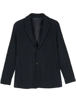 Homme Plissé Issey Miyake: Синие пиджаки 
