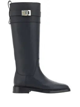 Ferragamo: Чёрные ботинки 
