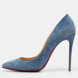 Christian Louboutin: Голубые туфли  Pigalle