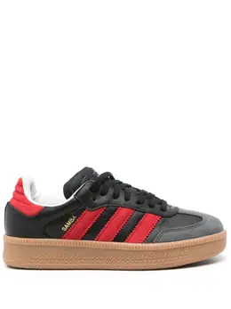 adidas: Чёрные кроссовки  Samba