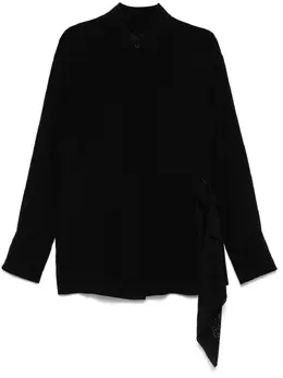 Givenchy: Чёрный шарф 