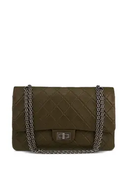 CHANEL Pre-Owned: Сумка цвета хаки 