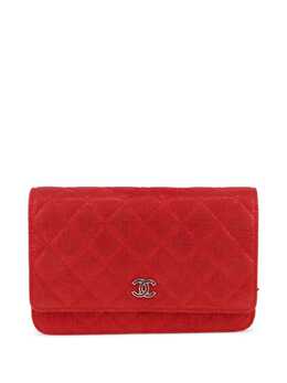 CHANEL Pre-Owned: Красный кошелёк 