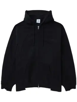 VETEMENTS: Чёрная толстовка 