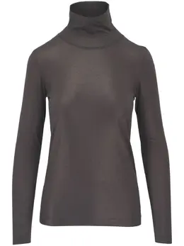 Brunello Cucinelli: Тёмный свитер  Monili