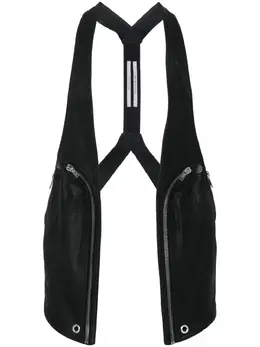 Rick Owens: Чёрный жилет  Bauhaus