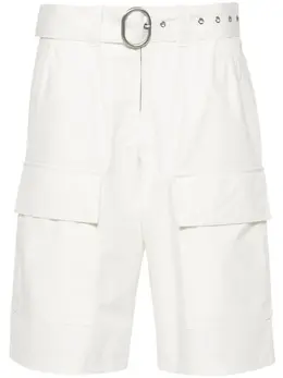 Jil Sander: Белые шорты 
