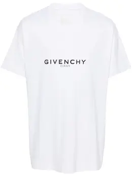 Givenchy: Белая футболка  Reverse