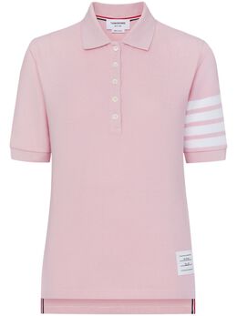 Thom Browne: Светлое поло  4-Bar