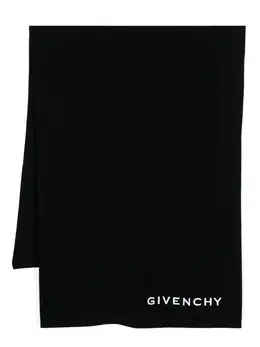 Givenchy: Чёрный шарф  4G