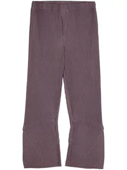 Homme Plissé Issey Miyake: Фиолетовые брюки 