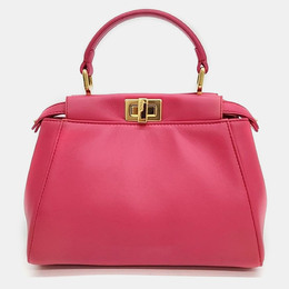 Fendi: Бежевая сумка  Peekaboo