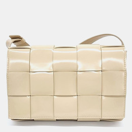 Bottega Veneta: Бежевая сумка  Cassette