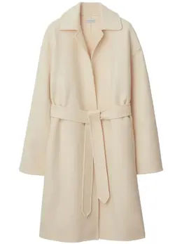 Burberry: Пальто с запахом 
