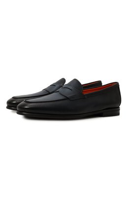 Santoni: Синие туфли  Carlos